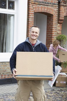 Student removals van ready for a move in Bayswater