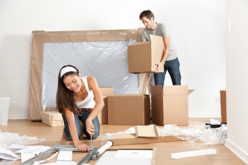 Protective packing for fragile items during student removals