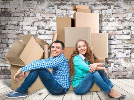 Van driver helping with flat move in Bayswater