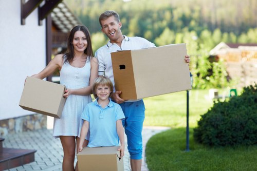 Team collecting household furniture from a Bayswater home