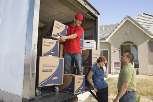 Removal van prepared for flat removals in Bayswater