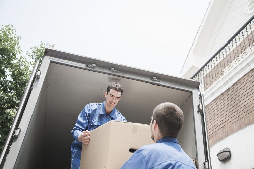 Careful loading of household items during a Bayswater move