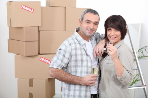 Carefully packed furniture and household items for a Bayswater move